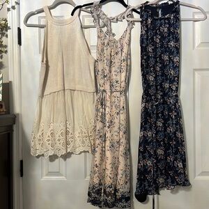 Maternity Bundle - 2 Dresses, 1 Sleeveless Sweater